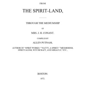Conant,J.H.,Flashes of light from the spirit land 1872