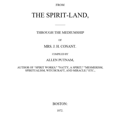 Conant,J.H.,Flashes of light from the spirit land 1872 - Imagen 1