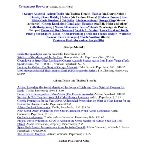 Contactee e-books,Alien contacts at Amazon - Imagen 1
