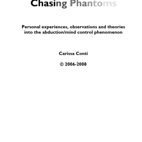 Conti,Carissa,Chasing phantoms,Abduction and mind control - Imagen 1