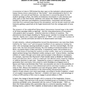 Corrales,UFOs in the Sixties,Latinoamerica