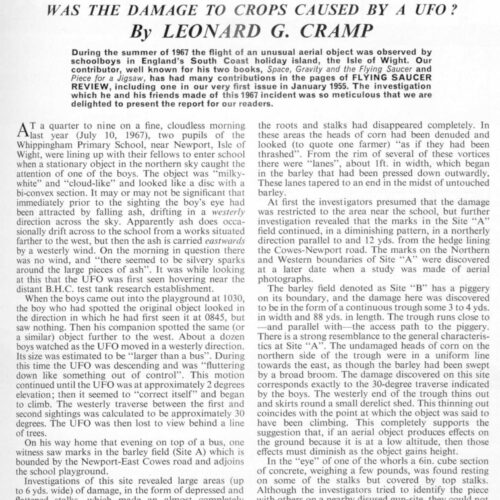 Cramp,Crop Circles 1967,England,FSR68V14N3 - Imagen 1