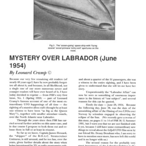 Cramp,UFO 1954,Labrador,FSR1993V38N1