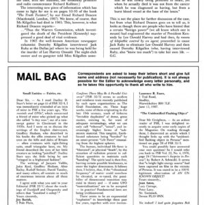 Crawford,UFOs 1961,Irish Lake,FSR1988V33N1