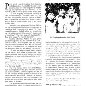 Creighton,3 Boys Abducted 1994,Argentina,FSR95V40N3