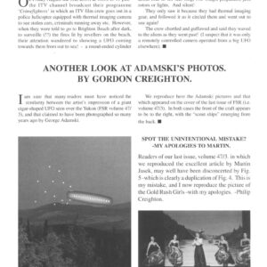 Creighton,Adamski UFO Photos-1,FSR2002V47N4