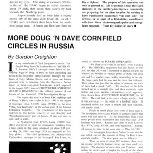 Creighton,Crop Circles 1991 in Russia,FSR1993V38N4