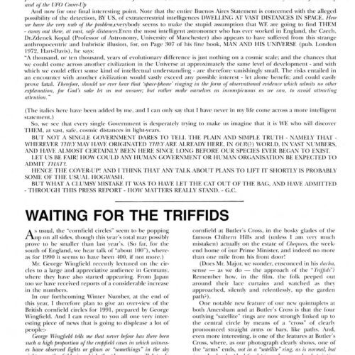 Creighton,Crop Circles 1991,England,FSR91V36N3 - Imagen 1