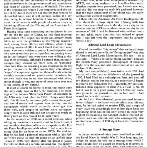 Creighton,Early British Naval UFO Sghtings,FSR83V28N3 - Imagen 1