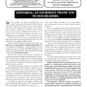 Creighton,Financial Situation of FSR,FSR2001V46N3