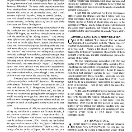 Creighton,Foo-Fighter Retrievals 1946,Tokyo,FSR1997V42N1 - Imagen 1