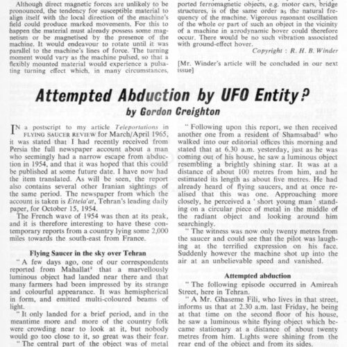 Creighton,Humanoids 1954,Teheran,FSR67V13N2 - Imagen 1