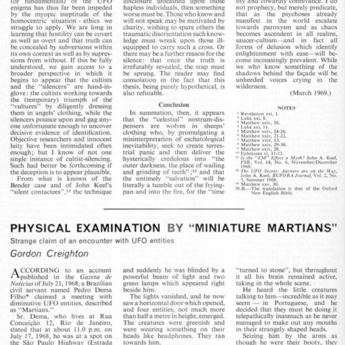 Creighton,Humanoids 1968,Brazil,FSR69V15N5 - Imagen 1