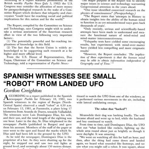 Creighton,Humanoids 1981,Burgos,Spain,FSR82V28N2 - Imagen 1