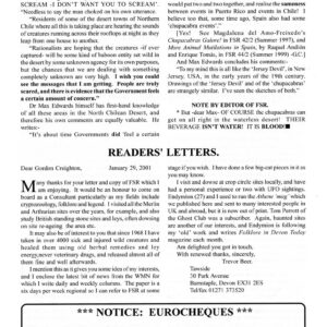 Creighton,Obituaries of Pierre Guerin,Cynthia Hind,Desmond Leslie,FSR2001V46N1