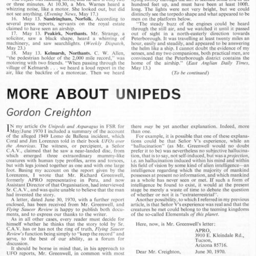 Creighton,One-Legged Humanoids 1952,Peru-2FSR70V16N5 - Imagen 1