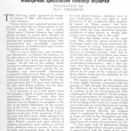 Creighton,Saucers over Russia,FSR61V7N2 - Imagen 1