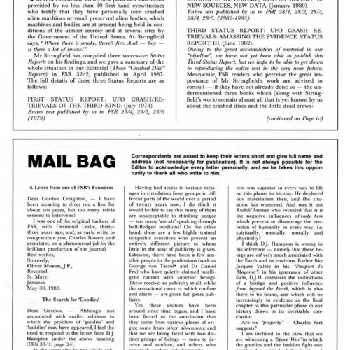 Creighton,Stringfield,Crashed Discs Reports,FSR1988V33N3 - Imagen 1