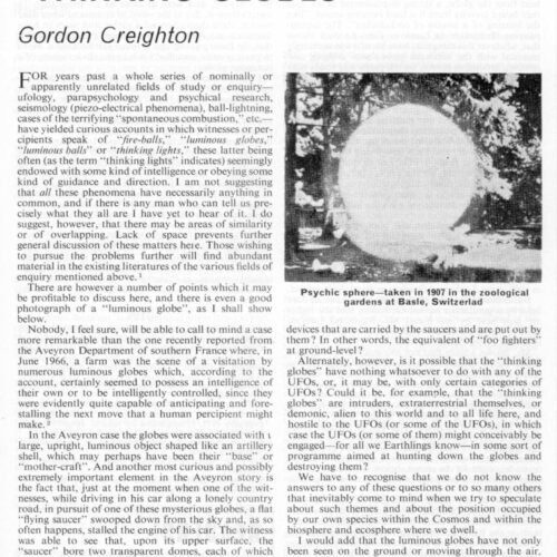 Creighton,Thinking Globes,FSR72V18N3 - Imagen 1