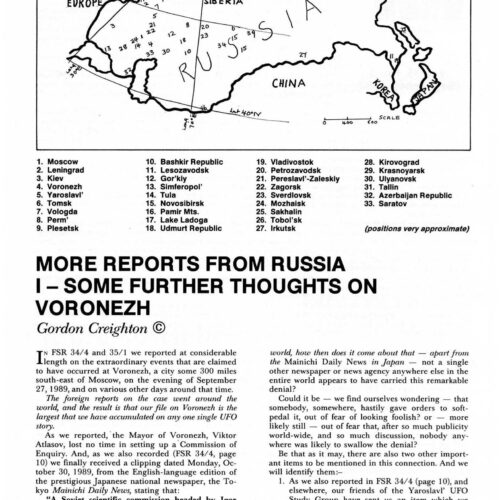 Creighton,UFO 1974,Canada,FSR1990V35N3 - Imagen 1