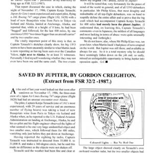 Creighton,UFO 1986,Alaska,FSR2000V45N3