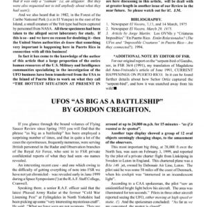 Creighton,UFO 1999,North Sea,FSR2000V45N1