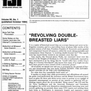 Creighton,UFO Crash Roswell,July 1947.F.I.Act,FSR84V30N1