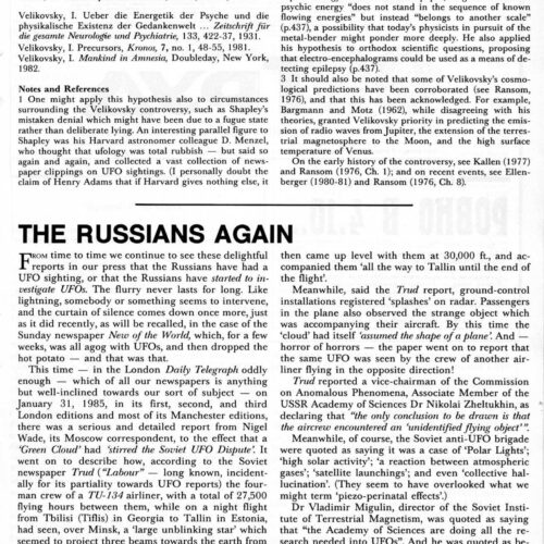 Creighton,UFO Reports from Russia,FSR85V30N4 - Imagen 1