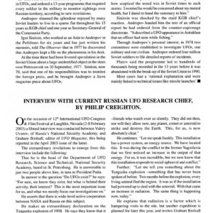 Creighton,UFO Research in Russia,FSR2003V48N1