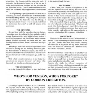 Creighton,UFO kidnaps an elk,1999,Washington State-1,FSR2000V45N1