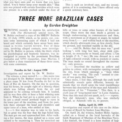 Creighton,UFOs 1958-59,Brazil,FSR67V13N3 - Imagen 1