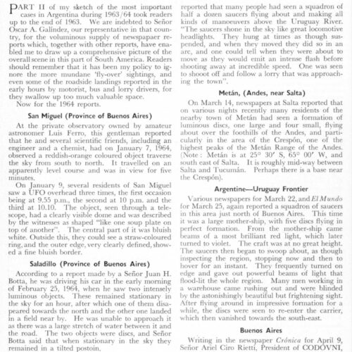 Creighton,UFOs 1963-64,Argentina-3,FSR66V12N2 - Imagen 1