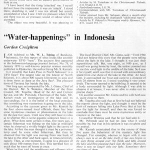 Creighton,UFOs 1966,Indonesia,FSR-CH 1971 N 4