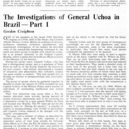 Creighton,UFOs 1968,Brazil,FSR-CH 1972 N 12 - Imagen 1