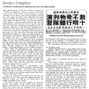 Creighton,UFOs 1978,Argentina,FSR78V24N3