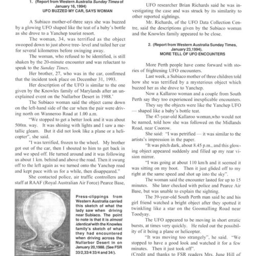 Creighton,UFOs 1994,Australia,FSR1994V39N4 - Imagen 1