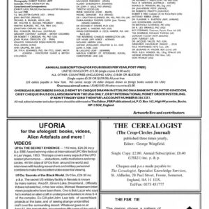 Creighton,UFOs and Paraphysical Aspects,FSR96V41N2
