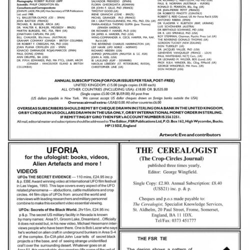Creighton,UFOs and Paraphysical Aspects,FSR96V41N2 - Imagen 1