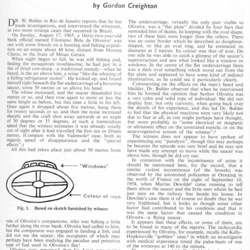 Creighton,UFOs physiological effects,FSR67V13N4 - Imagen 1