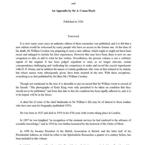 Crookes,William,Reseaches in the phenomena of spiritualism - Imagen 1
