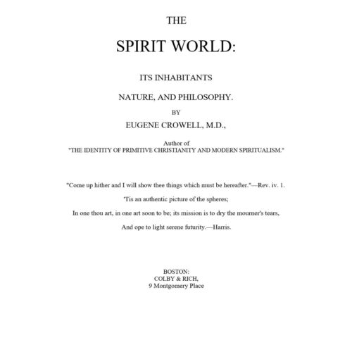 Crowell,Spirit World Inhabitants - Imagen 1