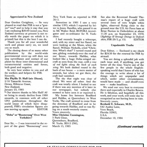 Cunnington,Boomerang 1981,England,FSR1985V30N4 - Imagen 1