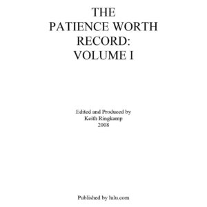 Curran,Patience Worth,Recorded messages