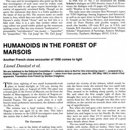 Danizel,Humanoids 1956,French dolmen,FSR82V27N5 - Imagen 1