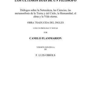 Davy,Humphry,Los ultimos dias de un filosofo