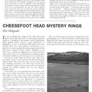 Delgado,Crop Circles 1981,golf course,England,FSR82V27N5