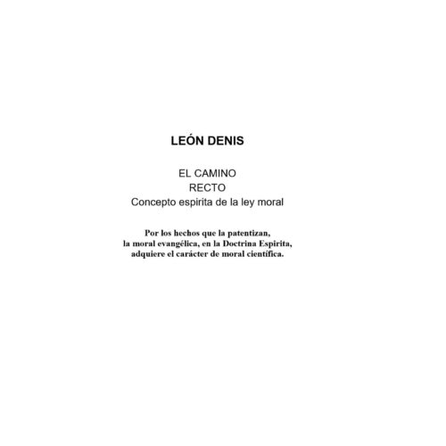 Denis,El camino recto - Imagen 1