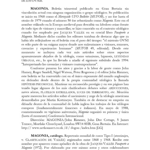 Diccionario Tematico de Ufologia,CdU-3 - Imagen 1