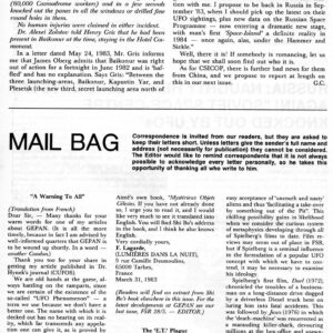 Dickson,Spielberg UFO Propaganda,FSR83V28N6