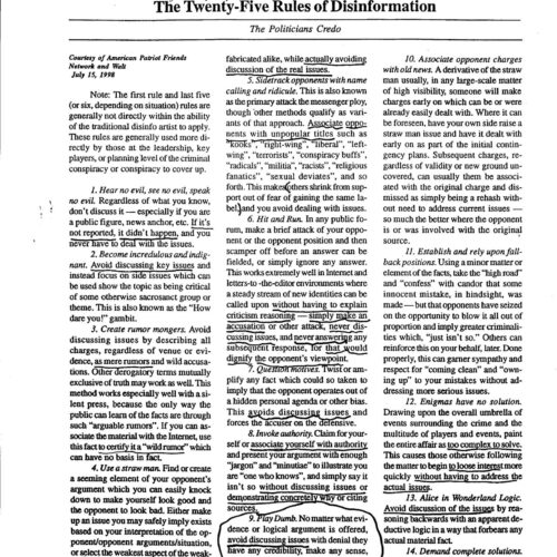 Disinformation Rules - Imagen 1